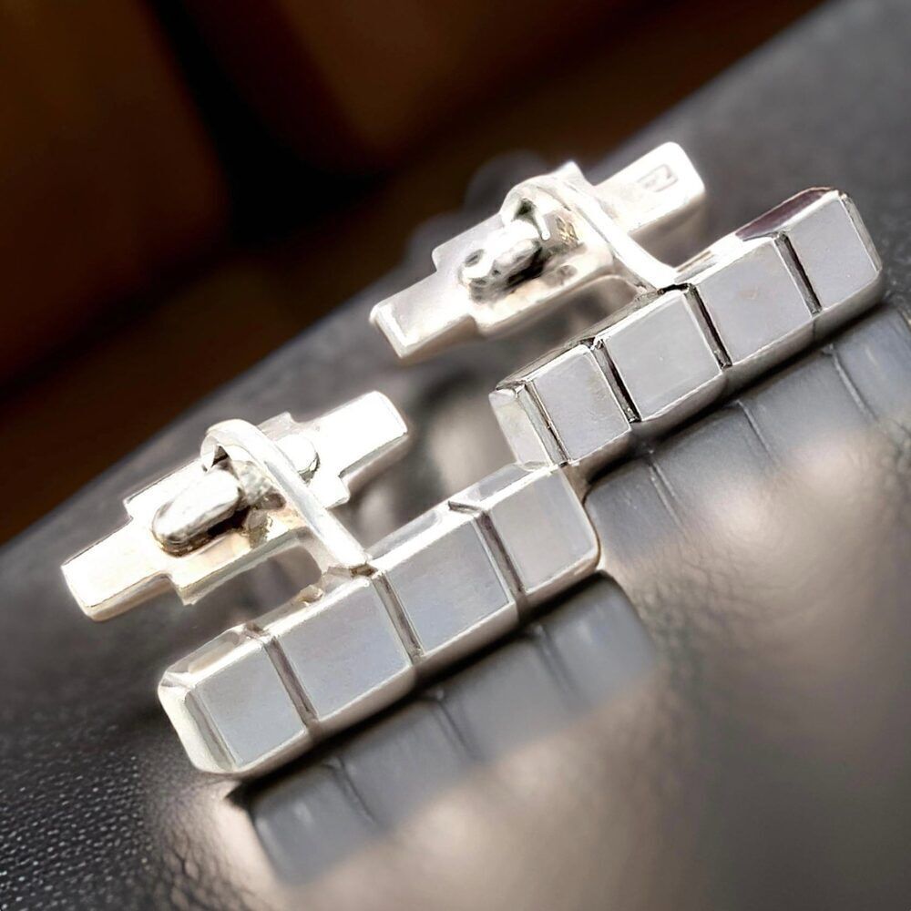 Georg Jensen Estate Mens Cufflinks Sterling Silver Gj29